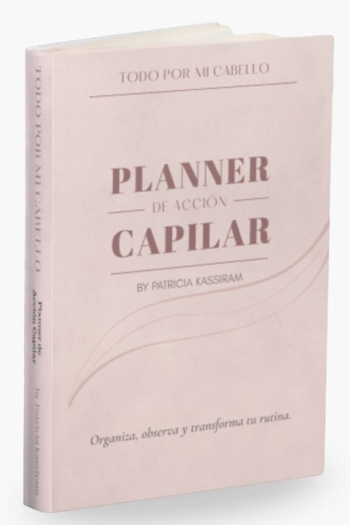 Mockup Tipo Libro Planner Capilar by Patricia Kassiram